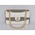 Chanel Stripe fabric medium flap bag