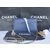 Chanel Dark blue leather flap bag