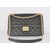 Chanel Black lamb skin leather flap bag