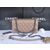 Metal chain leather flap bag