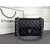 Original caviar leather jumbo flap bag with silver chain