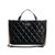 Chanel Quilting Leather Turn Lock Logo Handle Shoulder Bag