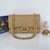 Chanel Beige lamb skin leather reissue flap bag