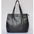 Black Lamb Skin Leather Tote