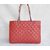 Quilting double chain tote bag Ball Skin Leather