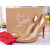 Beige patent leather pump