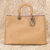 Diorissimo Beige Nappa Leather Handle Bag