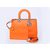 Dior Orange Leather Small Diorissimo