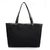 Gucci Black Fabric Leather Trim Tote Bag