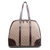 Nice Microguccisima fabric with leather trim tote Bag