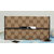 Louis Vuitton Coffee Fabric Metal Bar Logo Continental Long Wallet