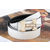 Gold Metal H White&Black croco Belt