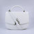 Hermes Top Handle Shoulder Strap Flap Bag(SILVER)