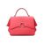 Hermes Fuschia Leather Flap Handle Bag