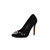 suede leather pointed head pump