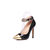 Patent leather point head pump