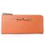 Orange Saffiano Leather Bowknot Wallet