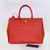 Red Saffiano Leather Classic Handbag