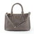 Prada Grey Saffiano Leather Classic Handbag