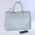 Prada Light Blue Saffiano Leather Classic Large Handbag