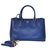 Blue Saffiano Leather Classic 33CM Handbag