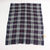 Burberry Cotton Fabric Dark Blue Check Pattern Scarf