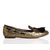 Gold Sequin loafer