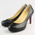 Louis Vuitton Black Lamb Leather Platform Pump