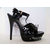 YSL Black Patent Sandal