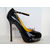 Black Patent Yellow Sole Mary Jane Pump